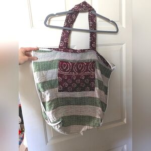 Vintage Kantha Upcycled Reversible Tote Bag